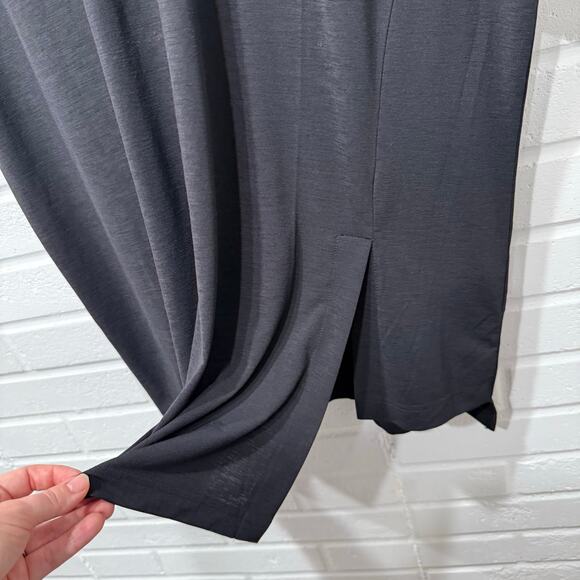 Free People Movement Tempo Oversized Boyfriend Tunic Pocket Tee Black Small - Picture 10 of 16